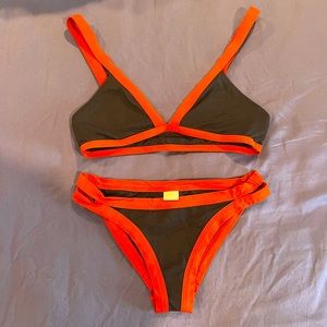 L*Space Red/Black Bikini set
